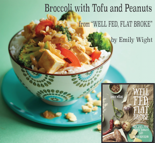 Broccoli with Tofu and Peanuts by Emily Wight