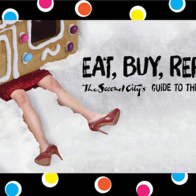 We have free tickets to,  “Eat, Buy, Repeat:The Second City’s Guide to the Holidays