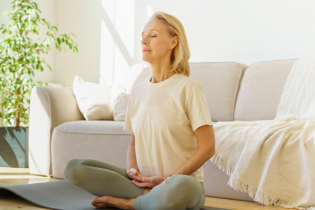 meditation and yoga can help calm ibs symptoms
