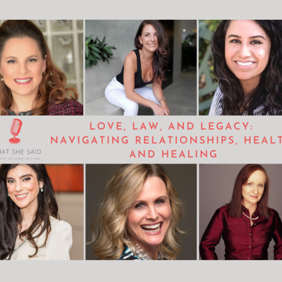 Love, Law, and Legacy: Navigating Relationships, Health, and Healing